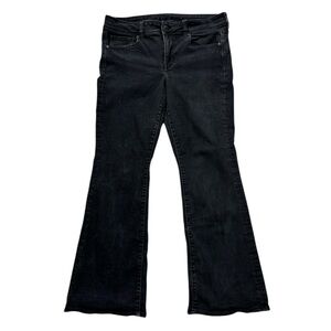 American Eagle Black Kick Boot Jeans